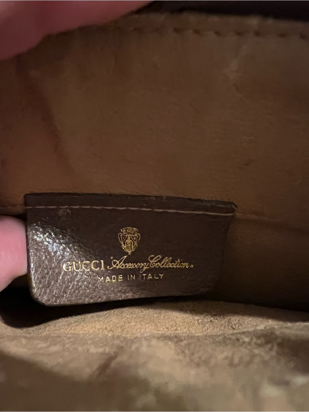 Vintage Gucci Brown GG Logo Canvas and Leather Cosmetic Bag - Picture 4 of 10